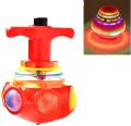 New Spinning Top Flash Luminous Spinning Tops Toy Colorful Top Ejection Toy Flashing Led Gyroscope Children Classic Toys. 