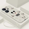 Xiaomi Redmi 13 redmi13 12 Casing Mickey Family Mobile Case Cute Mouse Silicon Liquid Rubber Cover. 