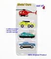 Metal Cars Pack Alloy Box Pack of 4 Pcs Die Cast Metal Car Set Toys For Kids Children and Boys. 