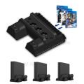DOBE TP4-882 PS4 Game Cooling Fan Stand with Dual game controller Charging Station for Playstation4,/PS4 Pro/PS4 Slim. 