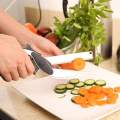 Original Clever Cutter 2-in-1 Stainless Steel Knife & Cutting Board. 