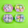 1 box of 4 small / mini erasers (1-3cm)  / fancy erasers / rubbers - stationery rubber for kids - girls and boys. 