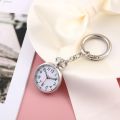 Nurse Watch Student Form Men Digital Watch Clip Small Pocket Watch Portable Seconds Luminous Pocket Watch Keychain Key Ring. 