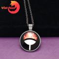 Vist Fox Chain Necklace with Pendant Boy Girls Jewelry Gifts Anime Necklace. 