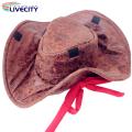 Halloween Pirate Hat Comfortable Wide Brim Kids Cowboy Cap. 