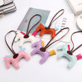 EverToner Fashion PU Leather Horse Keychain Handmade Pony Charm Accessories Key Chains for Women Bag Key Ring. 