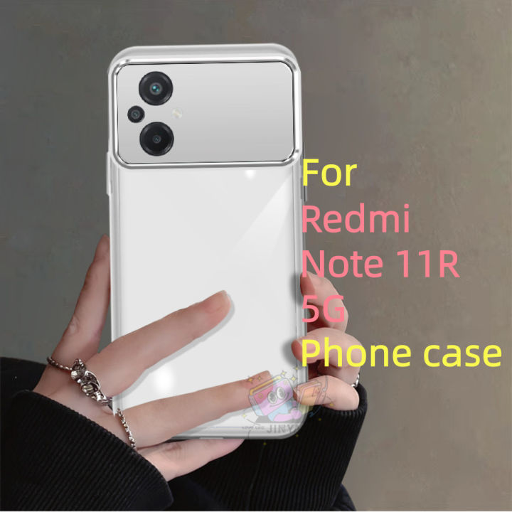 【Design】 For Redmi Note 11R 5G Phone case transparent Lens ...