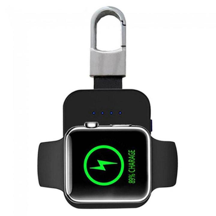 Wireless Charger Power Bank 950mah for iWatch 1 2 3 4 5 6 Portable Mini External Battery Pack KeyChain