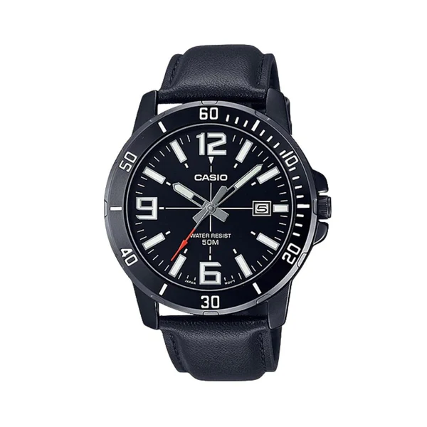 Original Casio - MTP-VD01BL-1BVUDF - Stainless Steel Wrist Watch for Men
