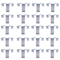 20PCS Photovoltaic Panel Drainage Buckle Surface Plate Solar Panel Water Drain Clip for Solar Panel Draining 35mm Durable Easy Install Easy to Use. 