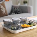 Small Double-Layer Dish Drainer Tray – Compact Resin Kitchen Rack with Drip Tray for Maximum Efficiency. 