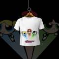 T SHIRT FOR GIRLS - THE POWER PUFF BLACK. 