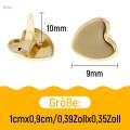50Pcs Heart Shaped Mini Brads Decorative Paper Fasteners for Scrapbook. 