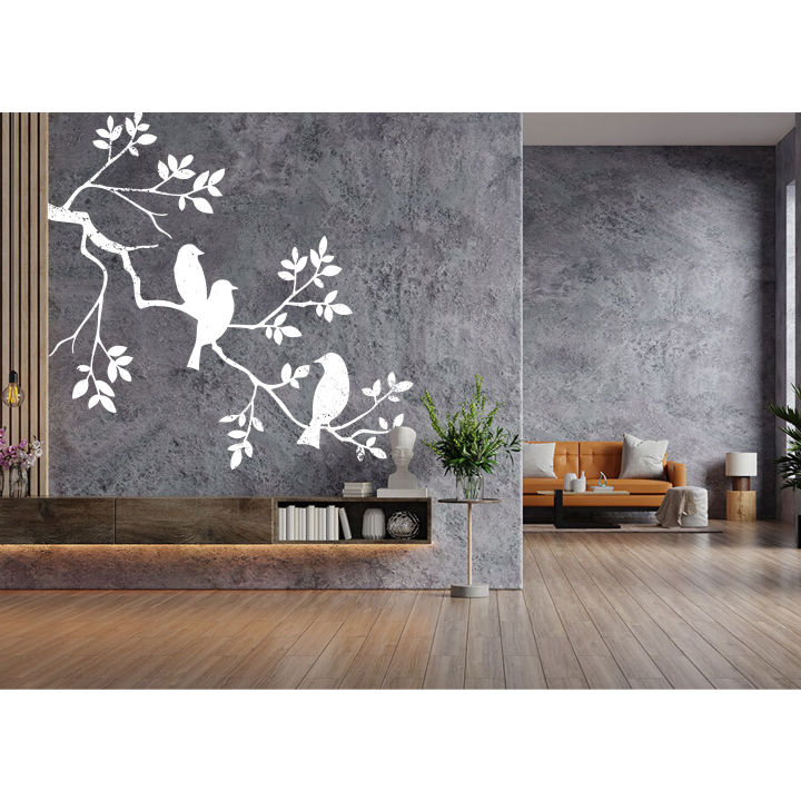 Birds%20On%20A%20Branch%20Wall%20Stencil%20Used%20for%20Wall,%20Wood,%20Fabrics%20Decoration%20Card%20Template%20Id%20508%20-%20Image%206