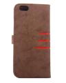 Flip Case For Samsung Galaxy S4  - Brown. 