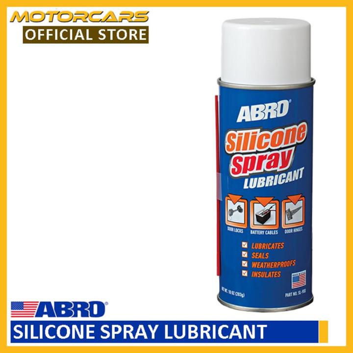 ABRO Silicone Spray Lubricant SL-900 for car - Made in USA