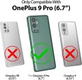 Oneplus 9 Pro 4g Case, Clear Transparent Reinforced Corners TPU Shock-Absorption Flexible Phone Cover for Oneplus 9 Pro. 