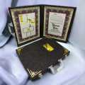 Customized Nikkah Certificate box. 