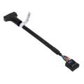 19 Pin USB3.0 Male to 9 Pin USB2.0 Female Motherboard Cable Adapter Converter. 