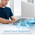 【Rongcai】 Laptop Stand, Adjustable Portable ABS Plastic Laptop Riser With 7 Levels Height Adjustment, Foldable Notebook Stand Laptop Stand Laptop Table Laptop Table Foldable Laptop Accessories Laptop Stand Adjustable. 