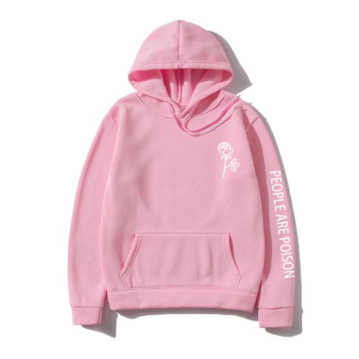 NEW People Are Poison Hoodies Mens Black Fashion Harajuku Sweatshirt Mujer Tumblr Inspired Aesthetic MenWomen Hooded Sweatshir