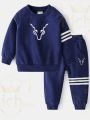 RealBoss- Kids Royal Tracksuit Sweatshirt Set Jumper and Bottoms PE Trouser and Shirt - Premium Quality and Fashionable Kids Royal Tracksuit Set. 