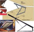 Bed Lift Hydraulic Mechanisms Bed Box Storage Space Saving Project hardware. 