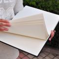 A5 Blank Notebook Hardcover Casebound Artist Sketch Book 100 Pages Hardback Sketchbook Unruled Travel Journal for Drawing Painting Doodling Sketching Writing Vertical Pattern. 