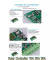 PWM 10A 20A 30A Solar Charge Controller 12V 24V LCD Display Dual USB Solar Panel Charger. 