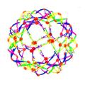 Hoberman Sphere for Kids Yoga Ball Glow in the Dark Breathing Ball Mini Stress Toys for Anxiety Pre-educational Expandable. 