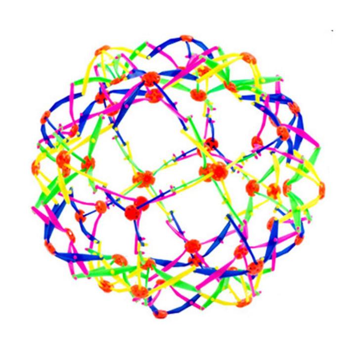 Hoberman Sphere for Kids Yoga Ball Glow in the Dark Breathing Ball Mini Stress Toys for Anxiety Pre-educational Expandable