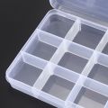Electronic Components 15 Slots detachable plastic cases boxes. 