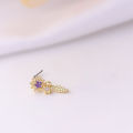 Fashion Dangle Nose Studs Colorful  Screw Nose Rings Nose Piercing Jewelry Podazz. 