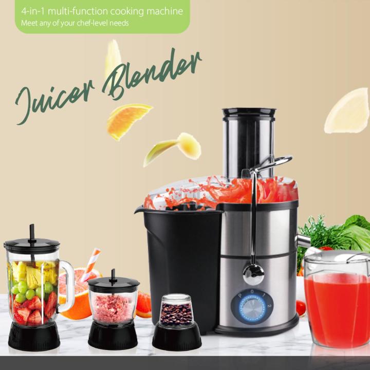 Imported professional  helmut 4 in 1 high speed fruit juicer extractor machine, portable blender