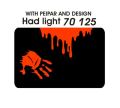 Headlight Pvc Sticker For CD 70 CG 125 Bikes 00116. 