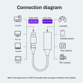 Type-C Video Capture Card USB Capture Card Phone Gaming Machine PS Camera Acquisition Card. 