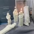 3D Abstract Human Body Candle Mold Silicone, Diy Life Series Molds For Candle Making, Aroma Soy Wax Handmade Soap Polymer Clay Plaster Epoxy Resin Moulds For Home Decor Gifts 3D DIY Silicone Candle Molds. 