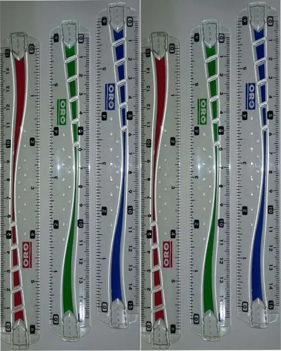 6%20%20Inch%20Plastic%20Ruler%20Scale%20Art%20#%20221%20(6%20Pcs)%20-%20Image%202
