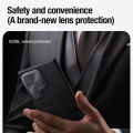 Nillkin Flip-Style Lens Protective Case for Samsung Galaxy S24 Ultra Phone Cases TPU+PC Selected leather Anti-Slip Design Anti-Fingerprint Back Cover. 