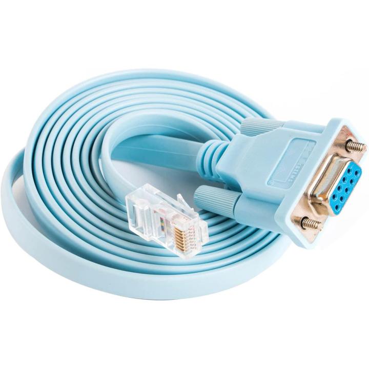 Original Cisco DB9 to RJ45 Console Cable Cisco Device Management Serial Adapter