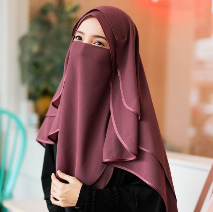 beautiful%20instant%20double%20loops%20hijab%20scarf%20with%20naqab%20for%20girls%20&%20womens%20-%20Image%204