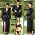 3 Pieces Hot Sexy Long Nighty For Ladies / Beautiful Night Dress / Loungewear For Women -MultiColor. 