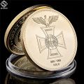 1871 Deutsche Reichsbank 1 Unze 999/1000 Gold Germany Cross Eagle Round Coins Collectibles. 