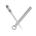 Travel Durable Portable with Holder Outdoor EDC Tool Toothpick Metal Toothpick Fruit Fork. 