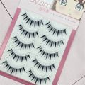 5 Pairs Japanese Cosplay False Eyelashes 5 Pairs Pack Dramatic Thick Fake Eyelashes Extensions Faux Mink Manga Anime Lashes for Women Girls. 