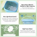 Techmanistan 11L Capacity Mini Foldable Washing Machine and Washer Dryer Combo Machine, Folding Washing Machine Bucket, Portable Folding Semi-Automatic Washing Machine, Automatic Washer with Spin Dryer For Washing Clothes. 