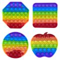 Stress Toys Squishies Rainbow Fidget Toys Pack Push Bubble Cheap Antistress Toys Pop Fidget Reliver Cute Squishies. 