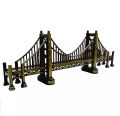 Hot Sale Golden Gate Bridge Metal Decoration USA Souvenir Famous Landmark Collectibles San Francisco Golden Gate Bridge Metal Statue. 