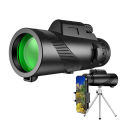 80X100 HD Zoom Tripod Monocular Teles.cope Day/Night Vision Camping Phone Clip [Limited Sale][Lowest price]. 