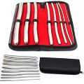 Hegar Dilator Set 8 Pcs Hegar Sounds Double End Gynecology Use In Vaginal Dilators Gynecological Surgery, Cervical Dilation, Obstetrics, Diagnostic. 